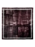Destin polka-dot print scarf - Red