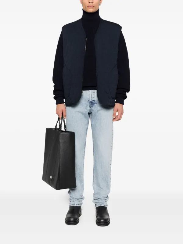 JIL SANDER ロゴパッチ ジーンズ Jil Sander ロゴパッチ ジーンズ | ブルー | FARFETCH JP