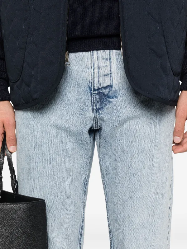 JIL SANDER ロゴパッチ ジーンズ Jil Sander ロゴパッチ ジーンズ | ブルー | FARFETCH JP