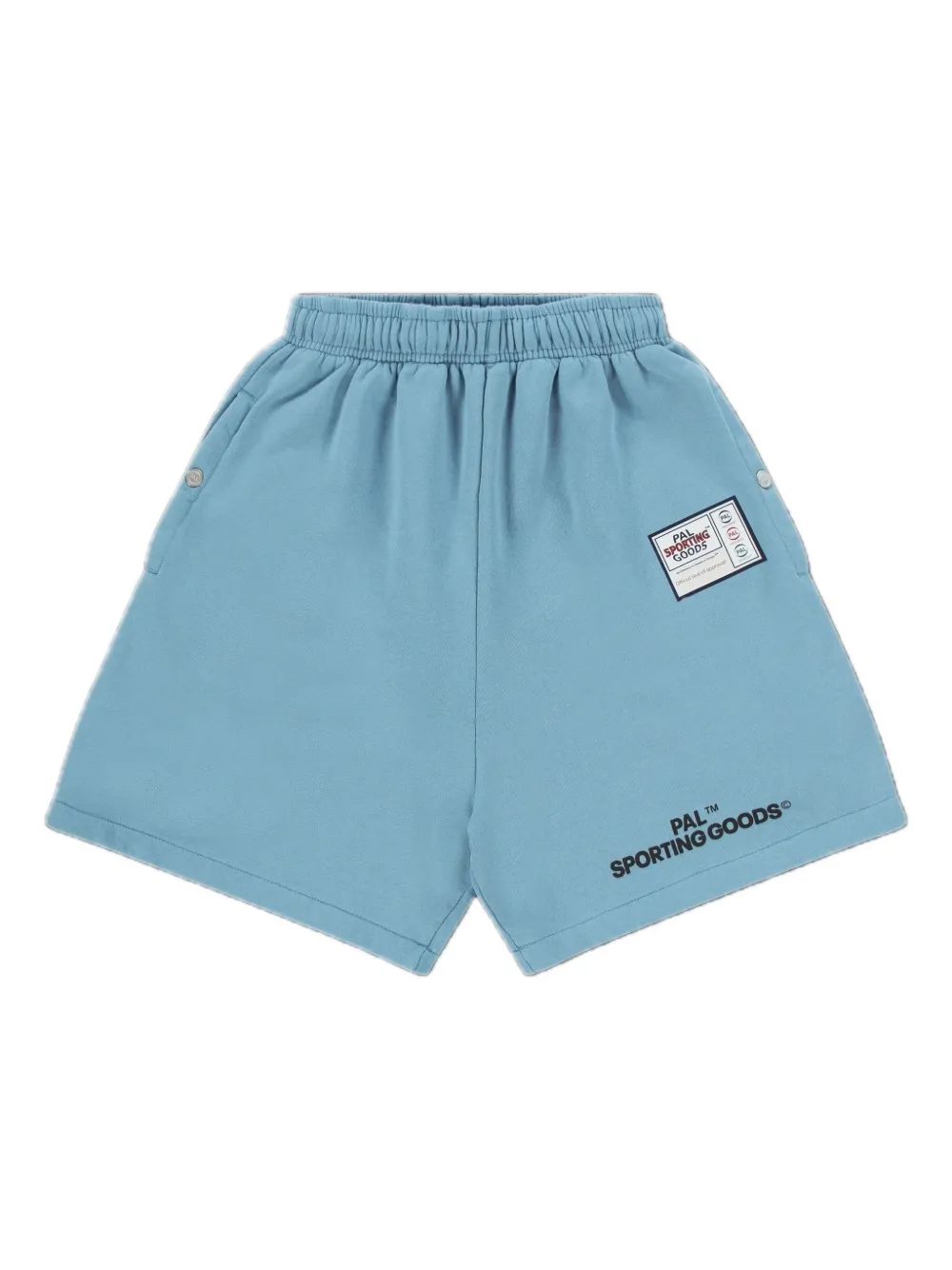 Pal Sporting Goods logo cotton shorts - ブルー Pal Sporting Goods logo cotton shorts - ブルー