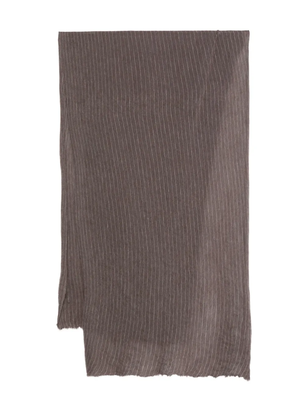 Botto Giuseppe striped scarf | Brown | Image 1