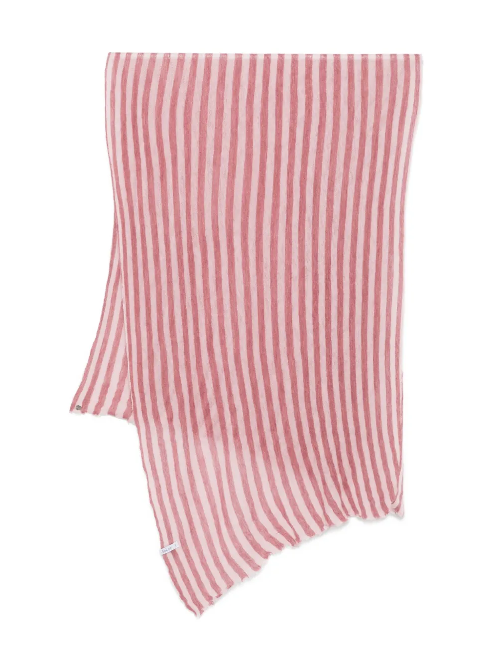Botto Giuseppe striped-pattern cashmere scarf | Pink | Image 1