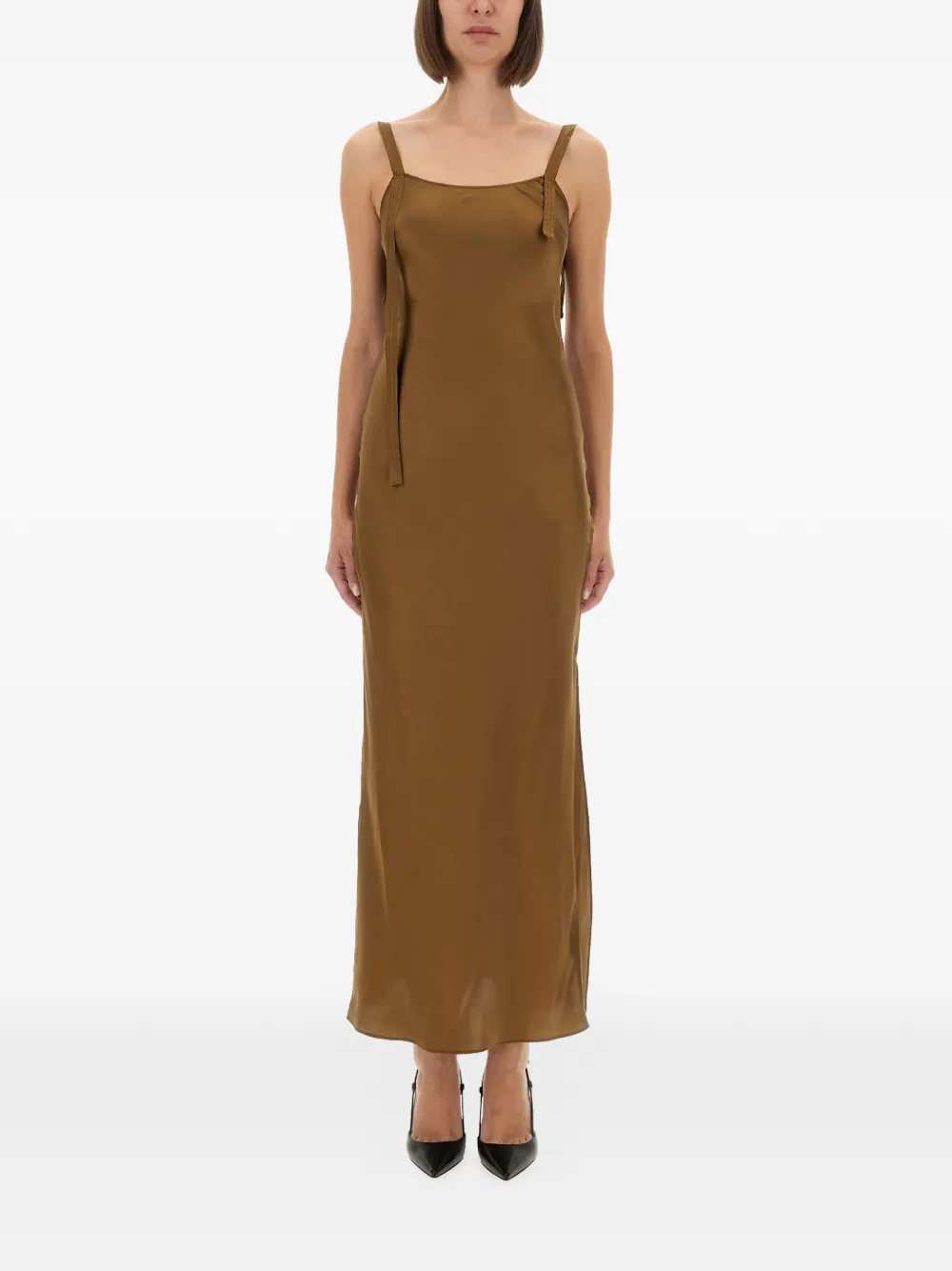 The Garment tie-strap maxi dress - Marrone