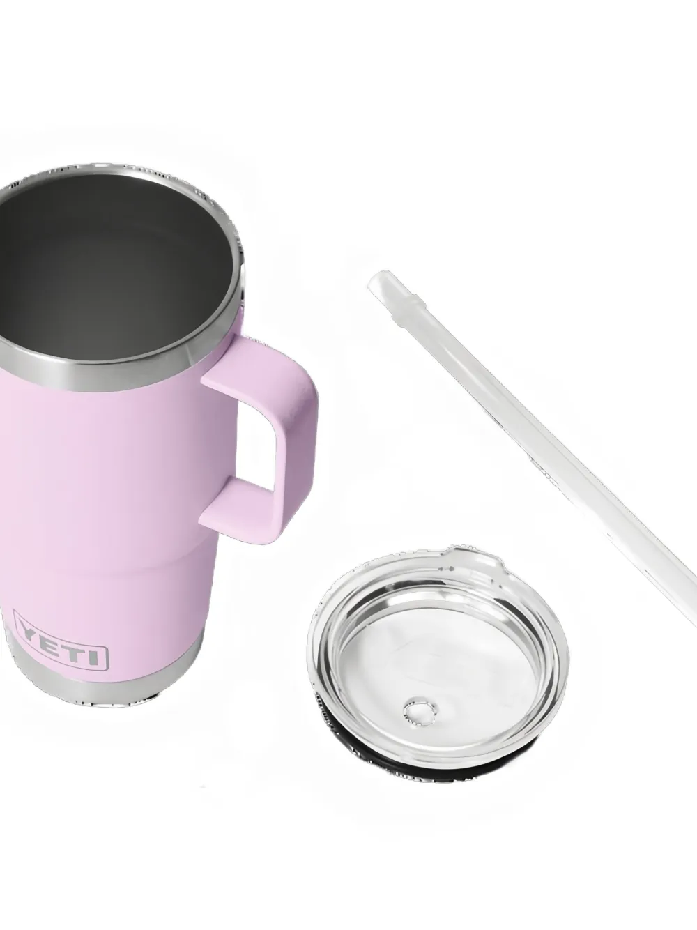 Yeti Rambler® Straw Handle Mug In Pink