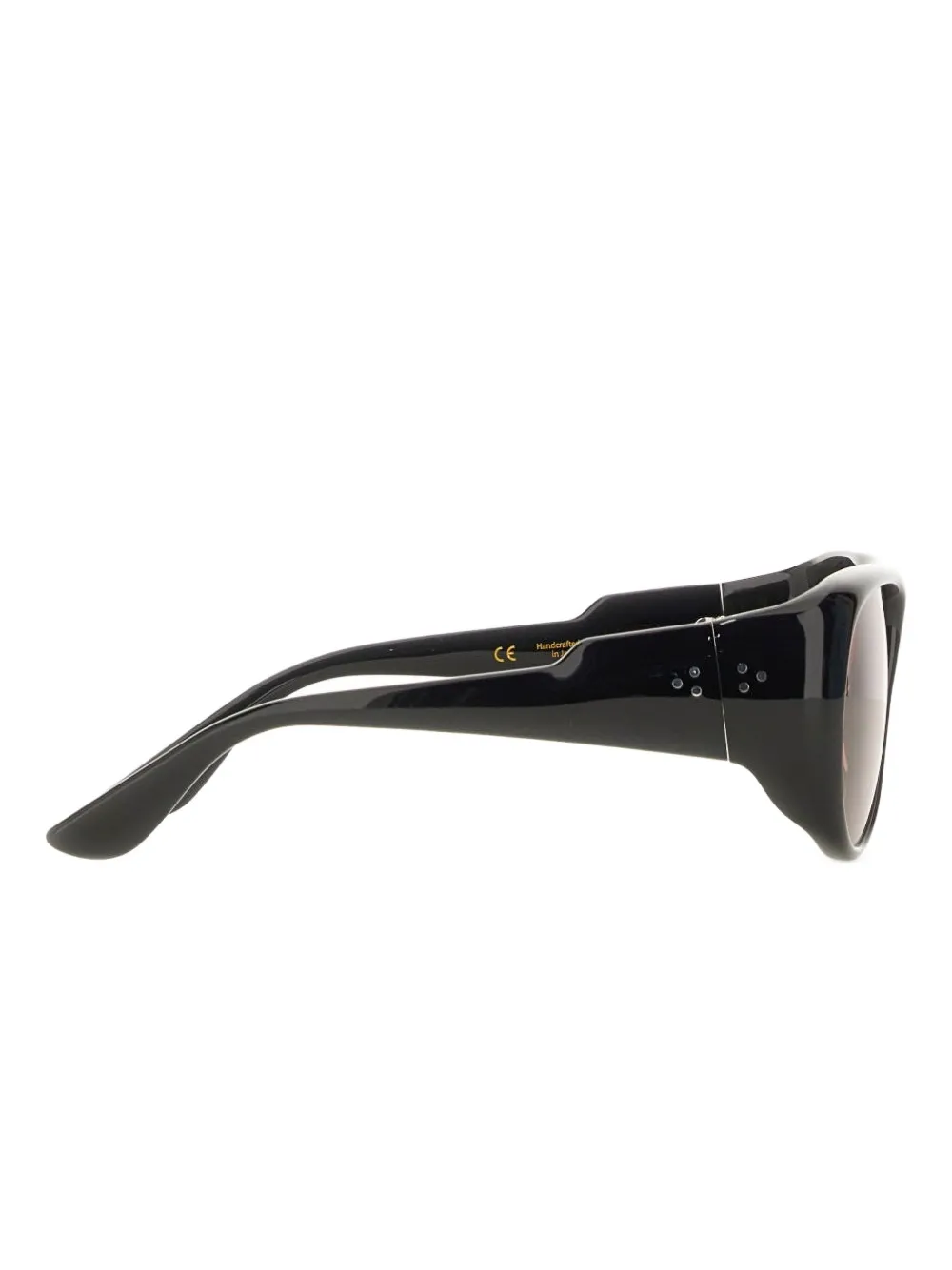 Port Tanger Browline zonnebril Zwart