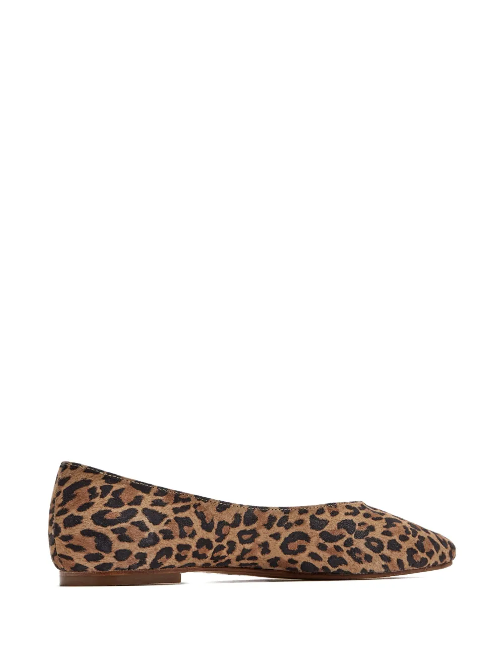HOUSE OF BALLERINAS leopard-print pointed-toe flats - Bruin