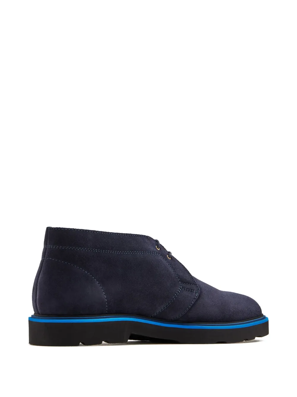 Paul Smith Karr suede leather boots Blue