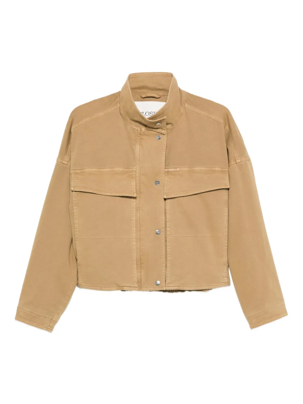 Closed Cropped jack Beige