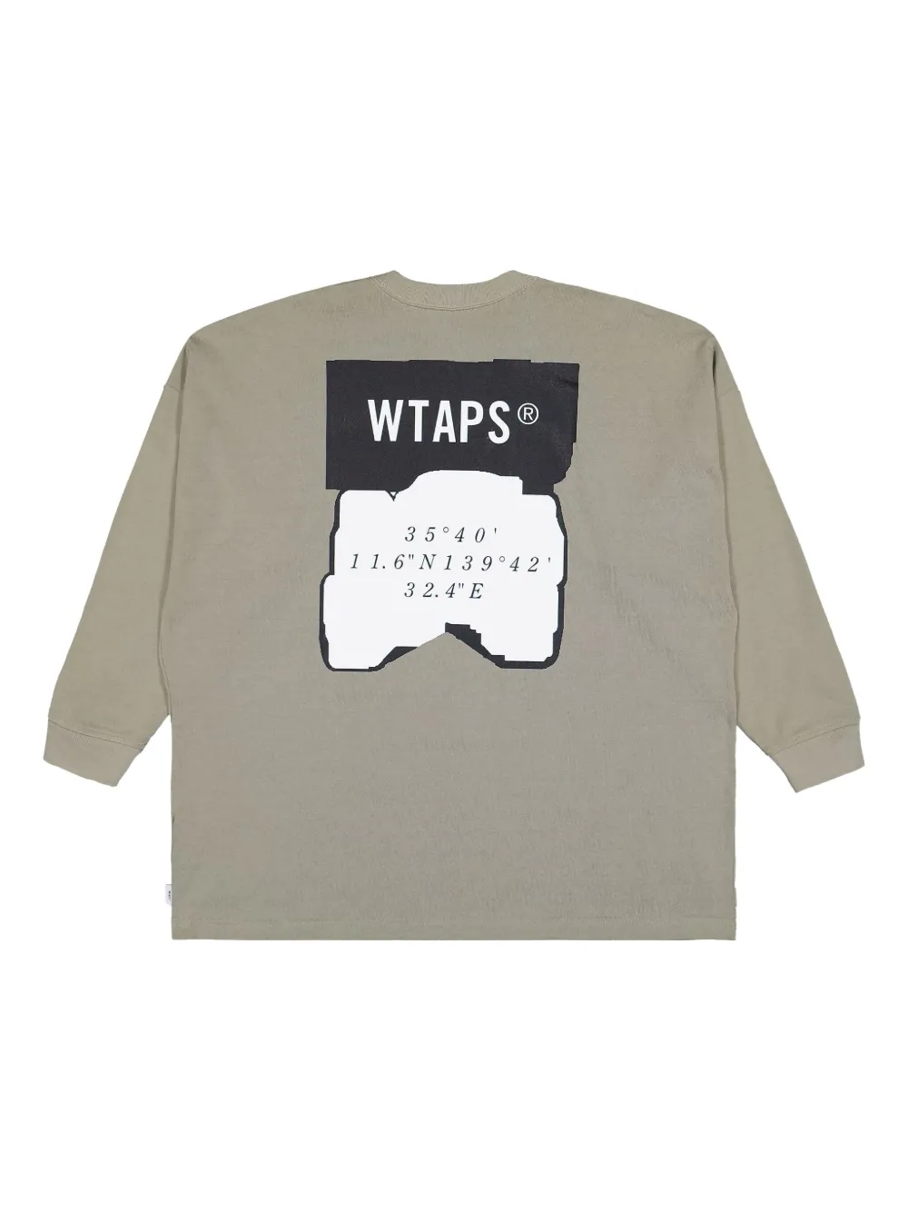 WTAPS Sweater met ronde hals - Beige