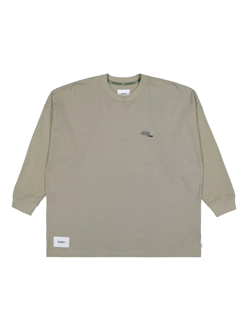 long-sleeve cotton sweatshirt