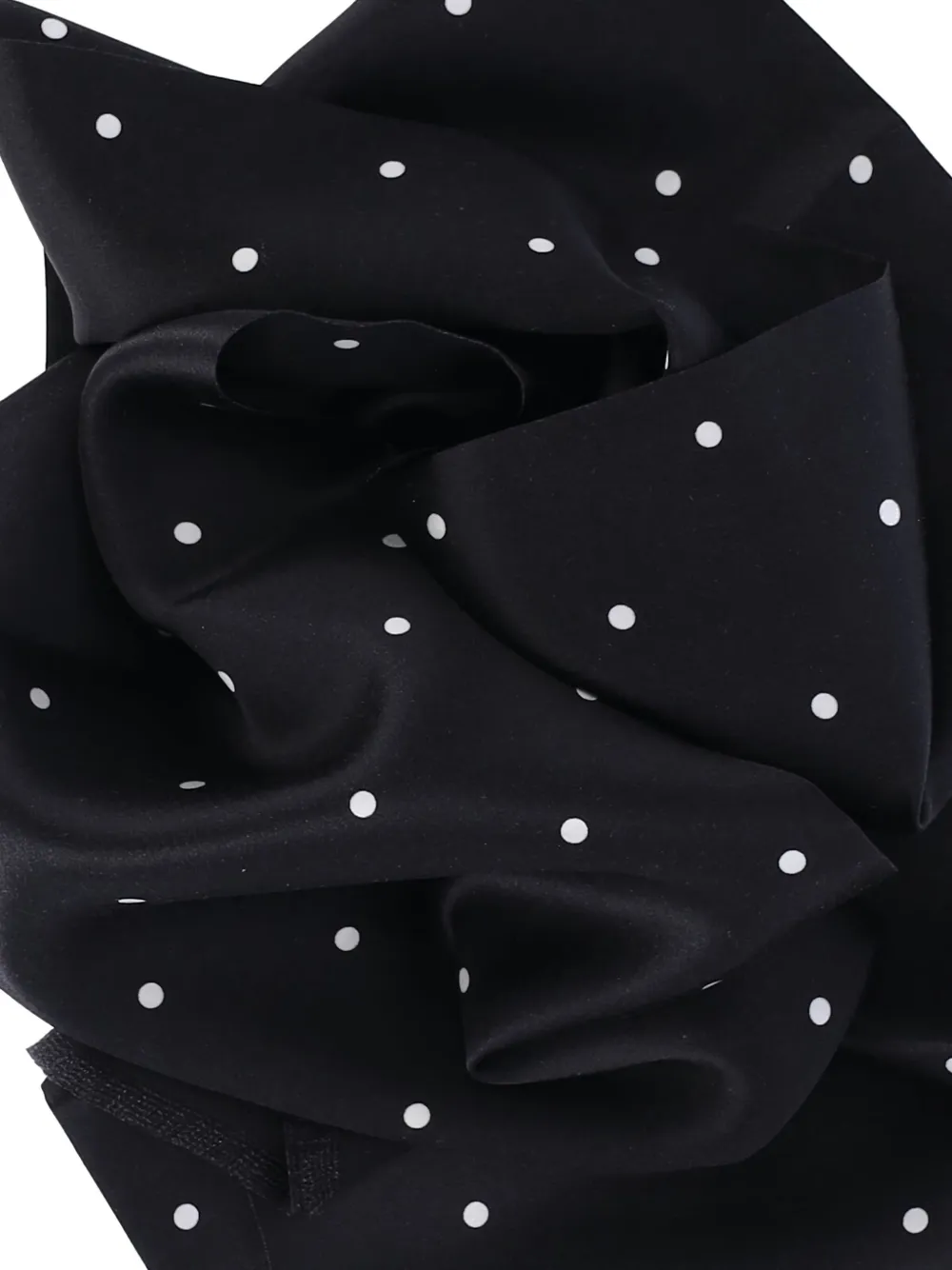 Destin polka-dot scarf Zwart