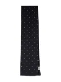 Destin polka-dot scarf - Black