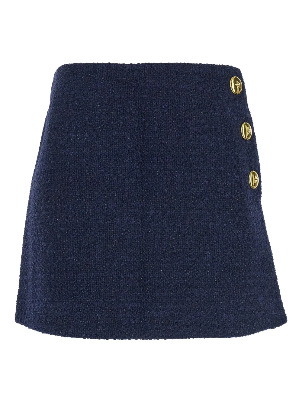 PINKO bouclé mini skirt Blauw