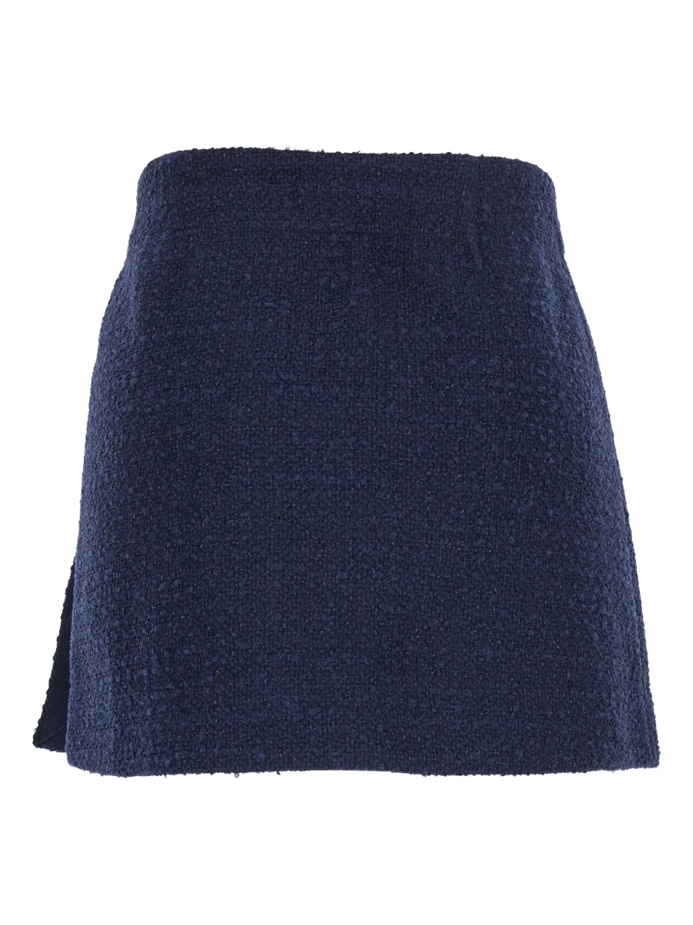 PINKO bouclé mini skirt Blauw