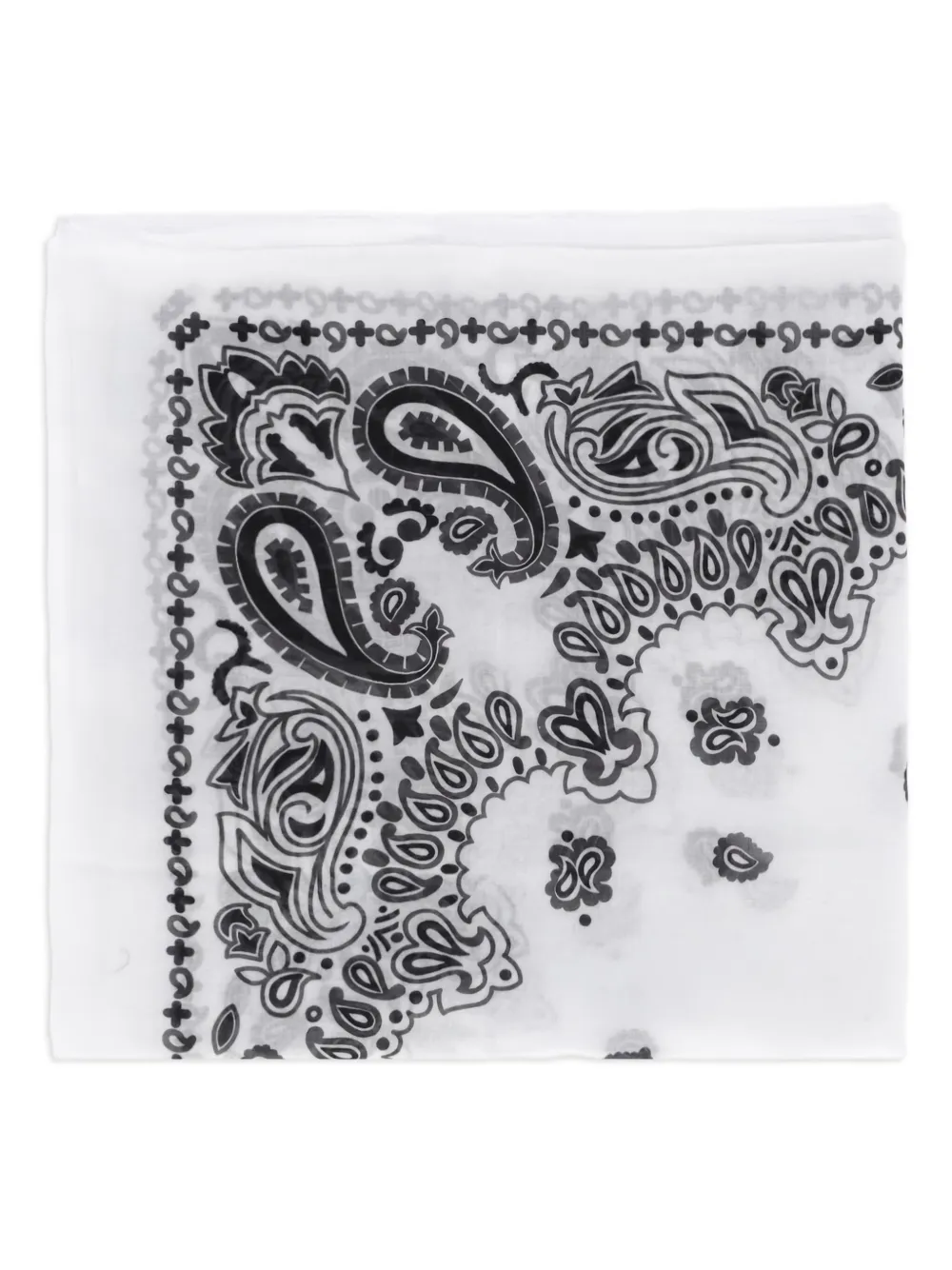 Destin Sjaal met paisley-print - Wit