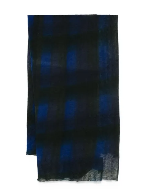 Botto Giuseppe checked-pattern scarf