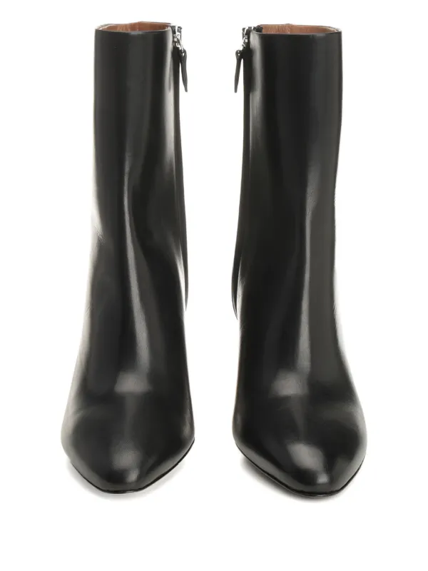 ★関税負担無し★ ※要在庫確認 PARIS TEXAS Lavinia 75 Boots Lavinia 75 leather ankle boots in black - Paris Texas