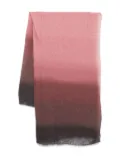 Botto Giuseppe ombre-effect cashmere scarf - Pink