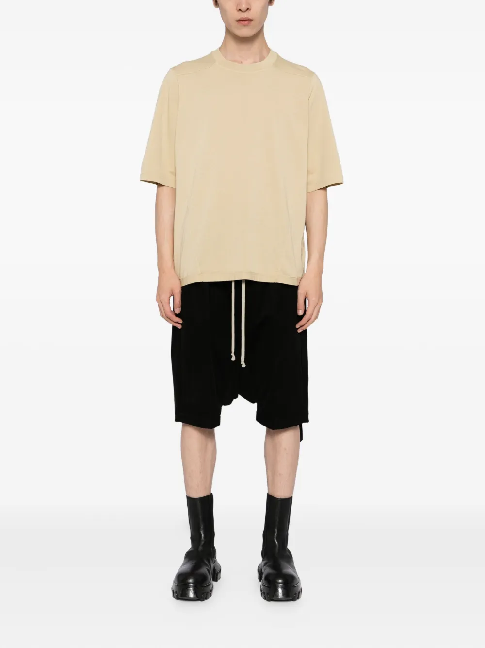 Rick Owens DRKSHDW Katoenen T-shirt - Beige