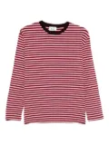 Niu striped long-sleeve T-shirt - Pink
