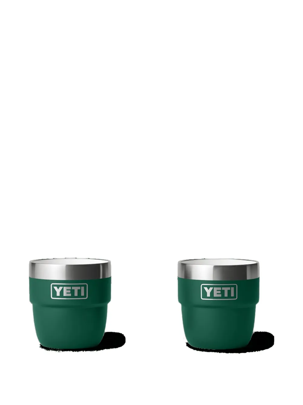 Yeti Rambler® Logo Stackable Cup (set Of Two) In Green
