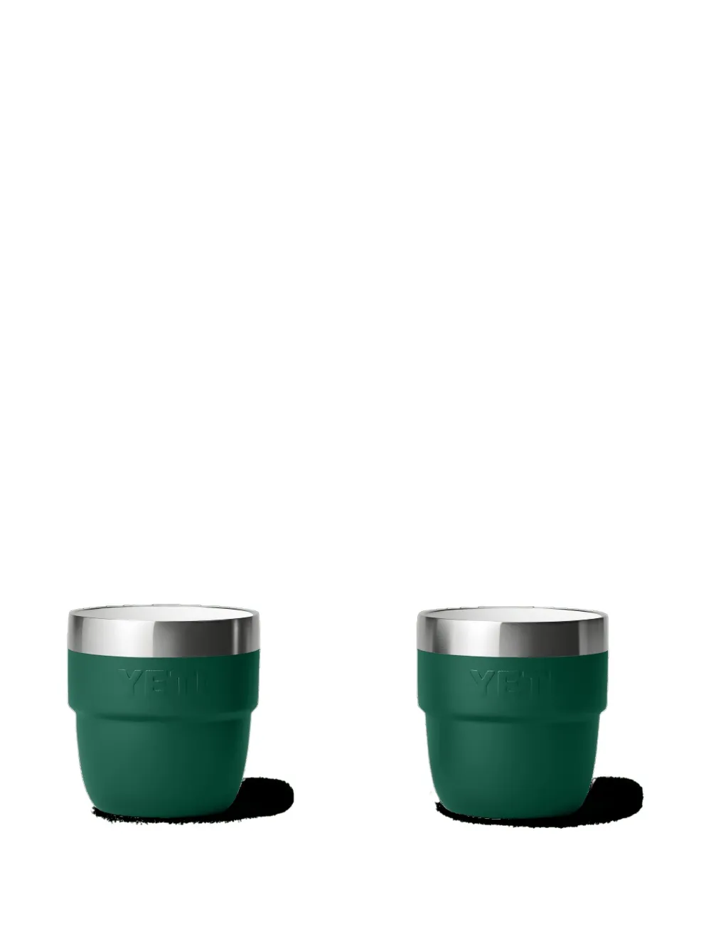 Yeti Rambler® Logo Stackable Cup (set Of Two) In Green