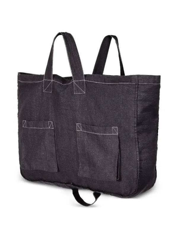 Ioana Ciolacu Denim pocket-detail Tote Bag | Blue | FARFETCH JO