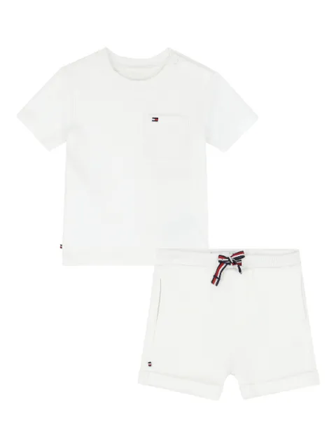 Tommy Hilfiger Junior logo-detailed shorts set