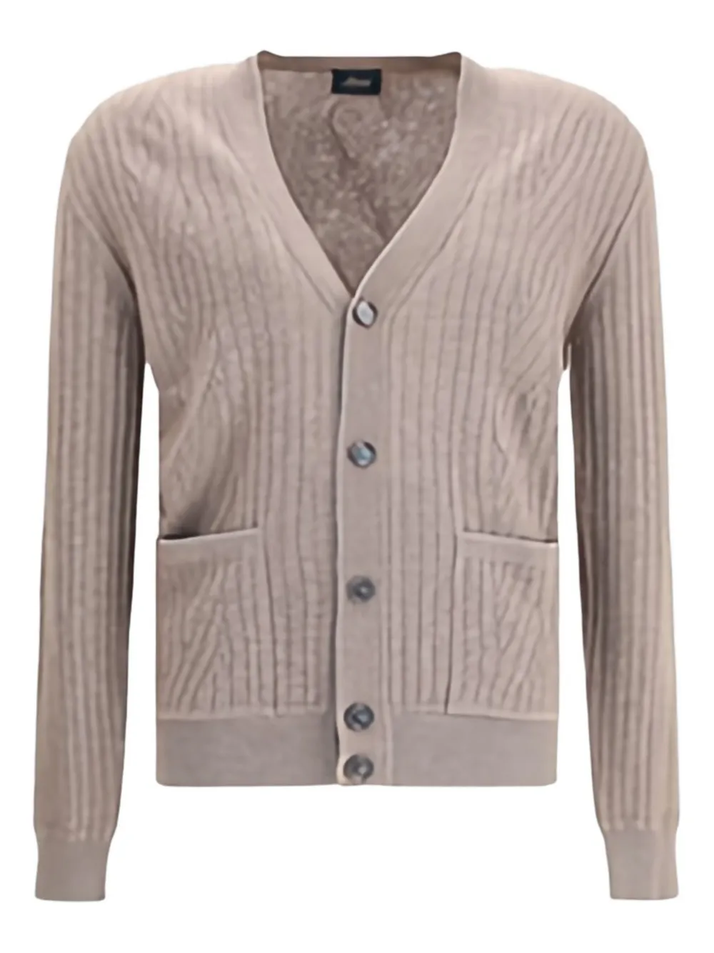 ribbed cardigan