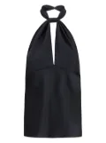 TOM FORD knotted halter neck top - Black