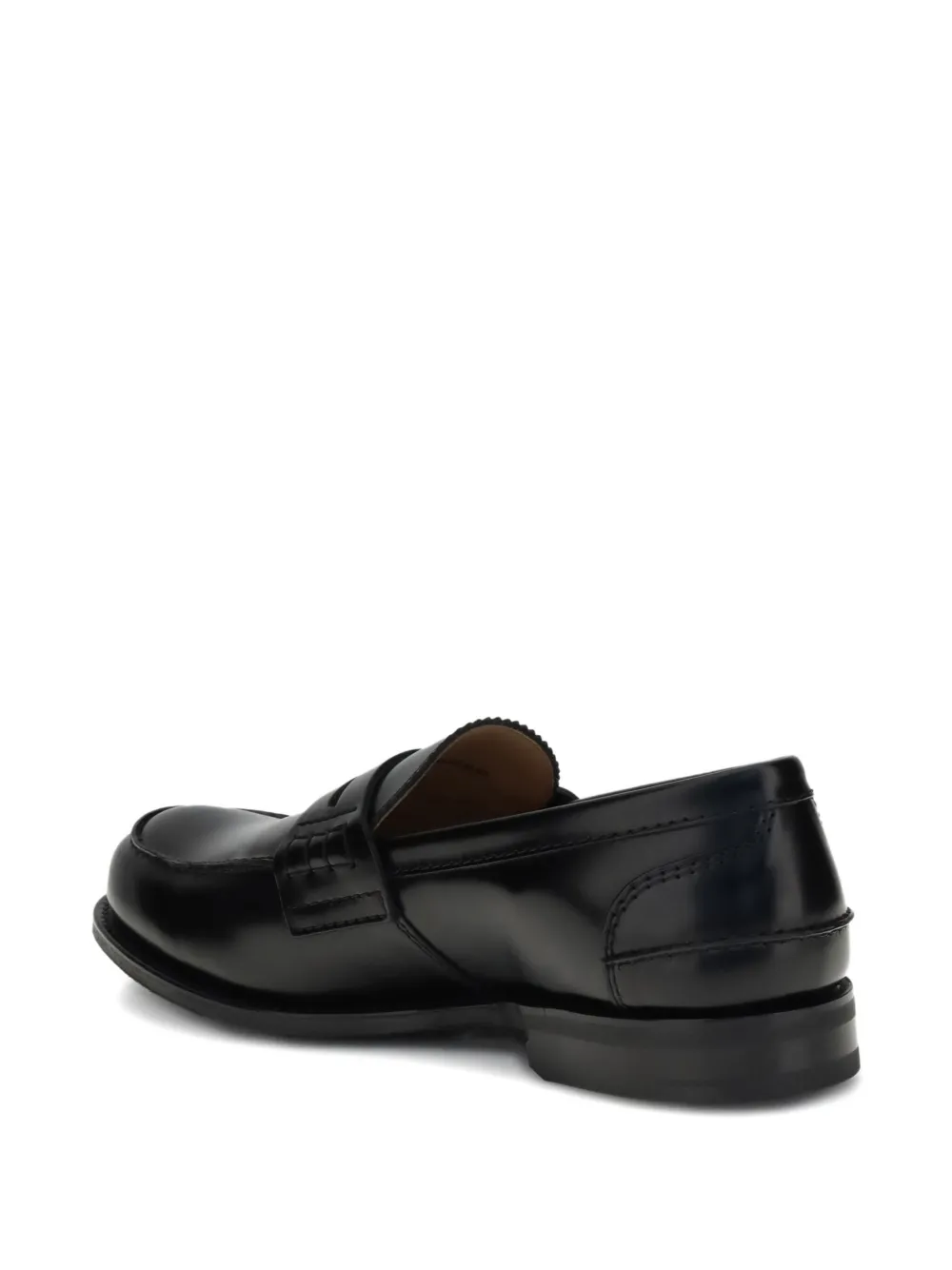 Church's penny leather loafers Black