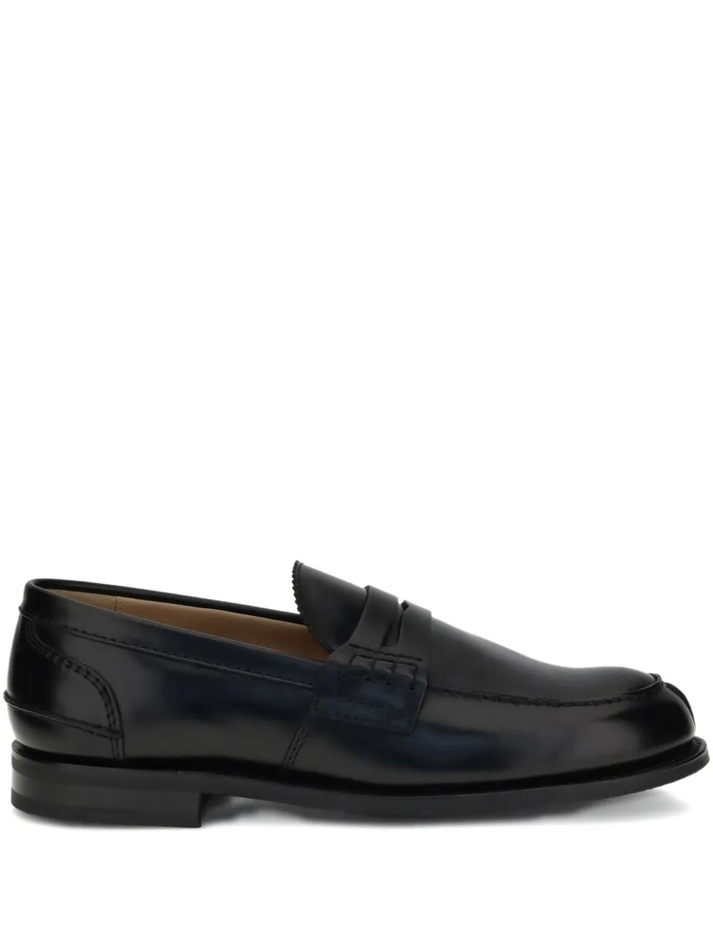 Church's penny leather loafers Black