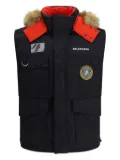 Balenciaga trimmed puffer gilet - Black