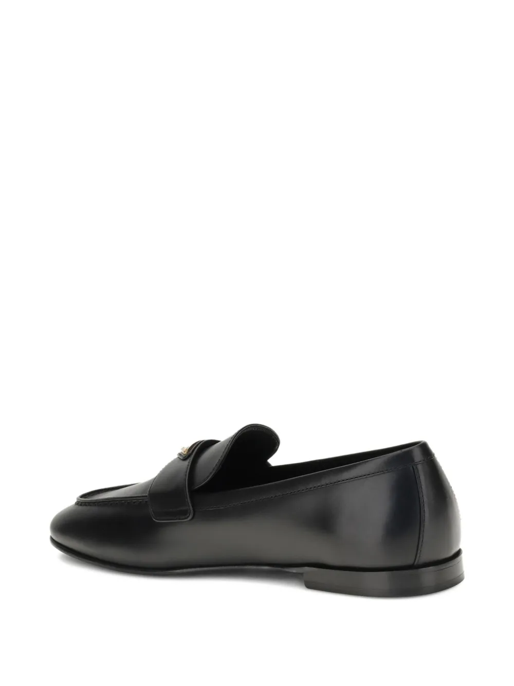 Prada Leren loafers Zwart