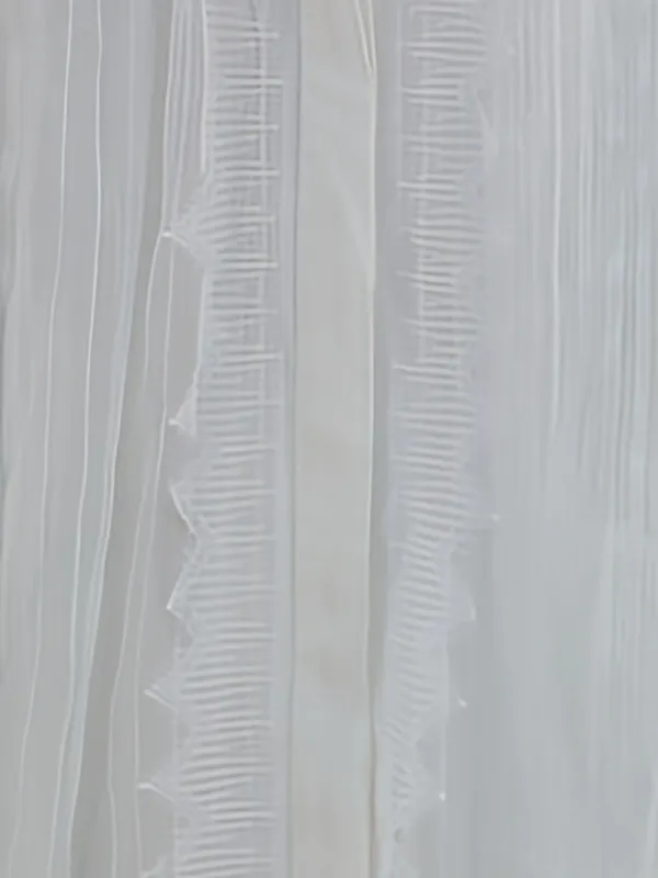 Chloé レーストリム プリーツシャツ | ホワイト | FARFETCH JP