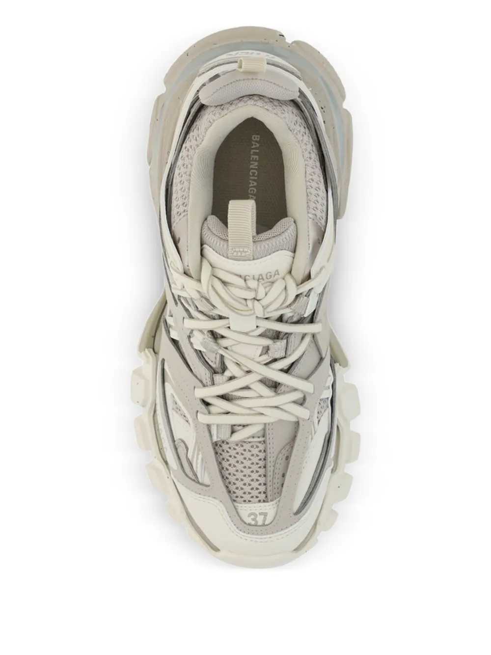 Balenciaga lace-up structured-sole sneakers Grey