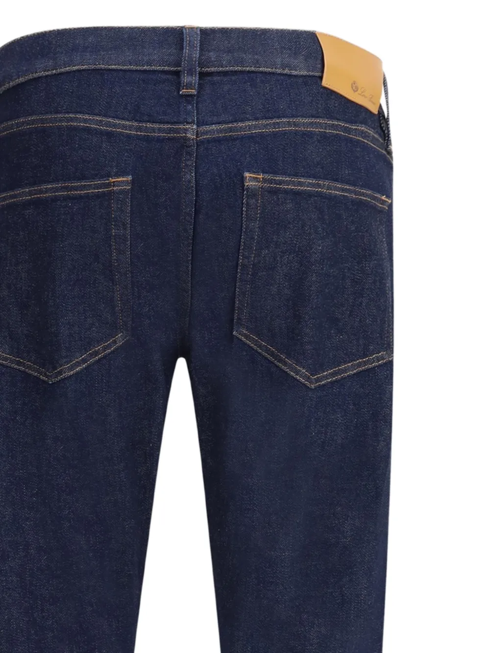 Loro Piana Five-pocket Zip-fly Jeans In Blue