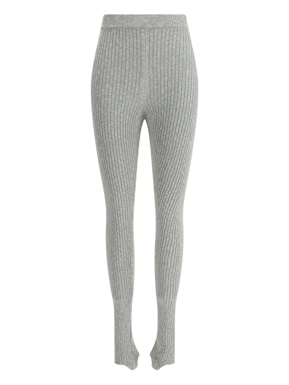 Magda Butrym ribbed split-hem trousers | Grey | Image 1