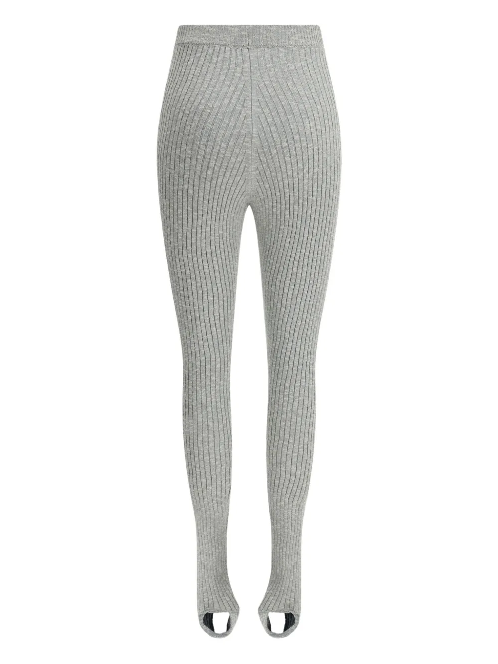 Magda Butrym ribbed split-hem trousers - Grijs