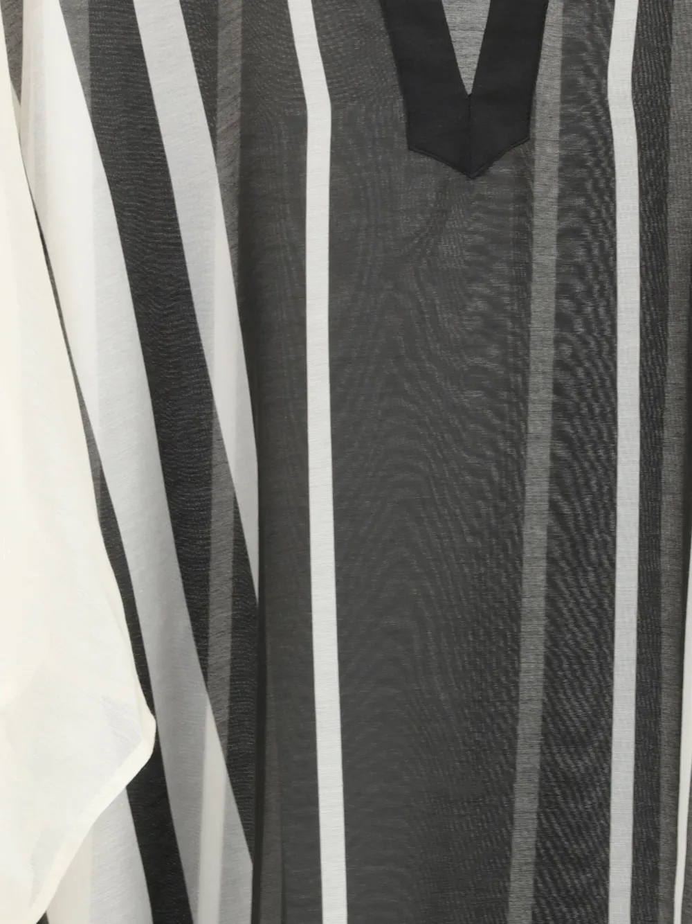 TOM FORD Gestreepte maxi-jurk Zwart