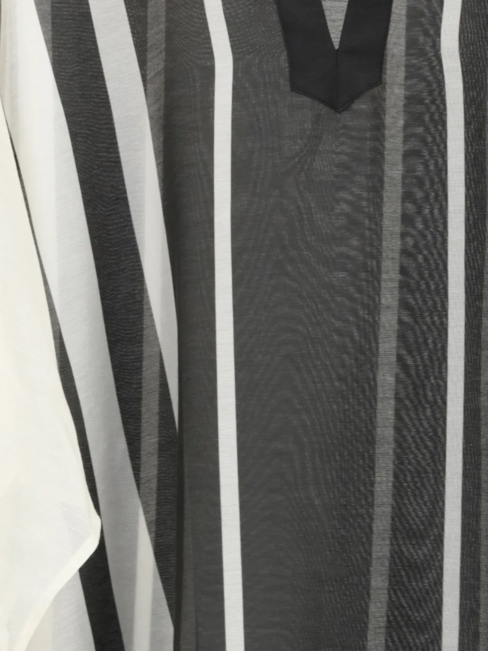 TOM FORD Gestreepte maxi-jurk Zwart