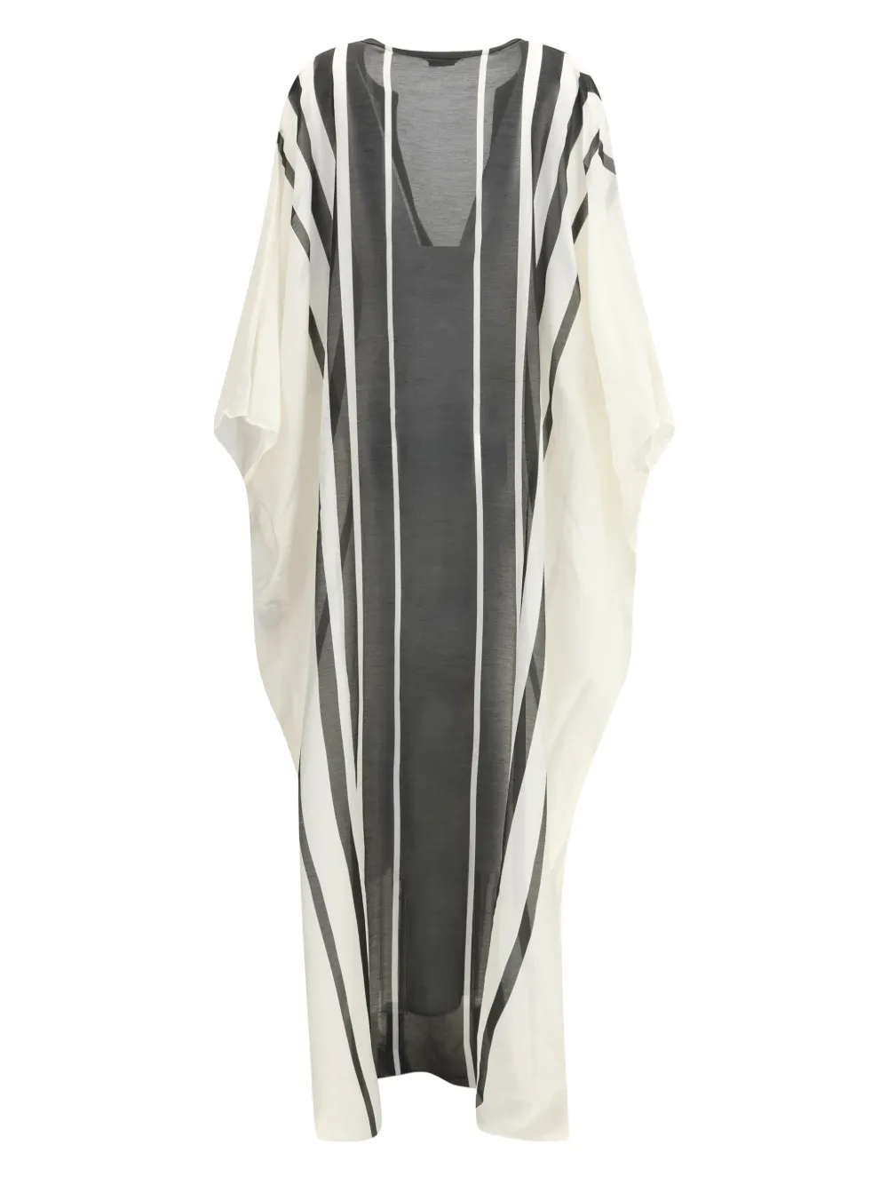 TOM FORD Gestreepte maxi-jurk Zwart