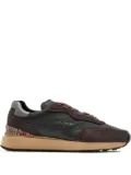 Paul Smith Aston striped-panel leather trainers - Grey