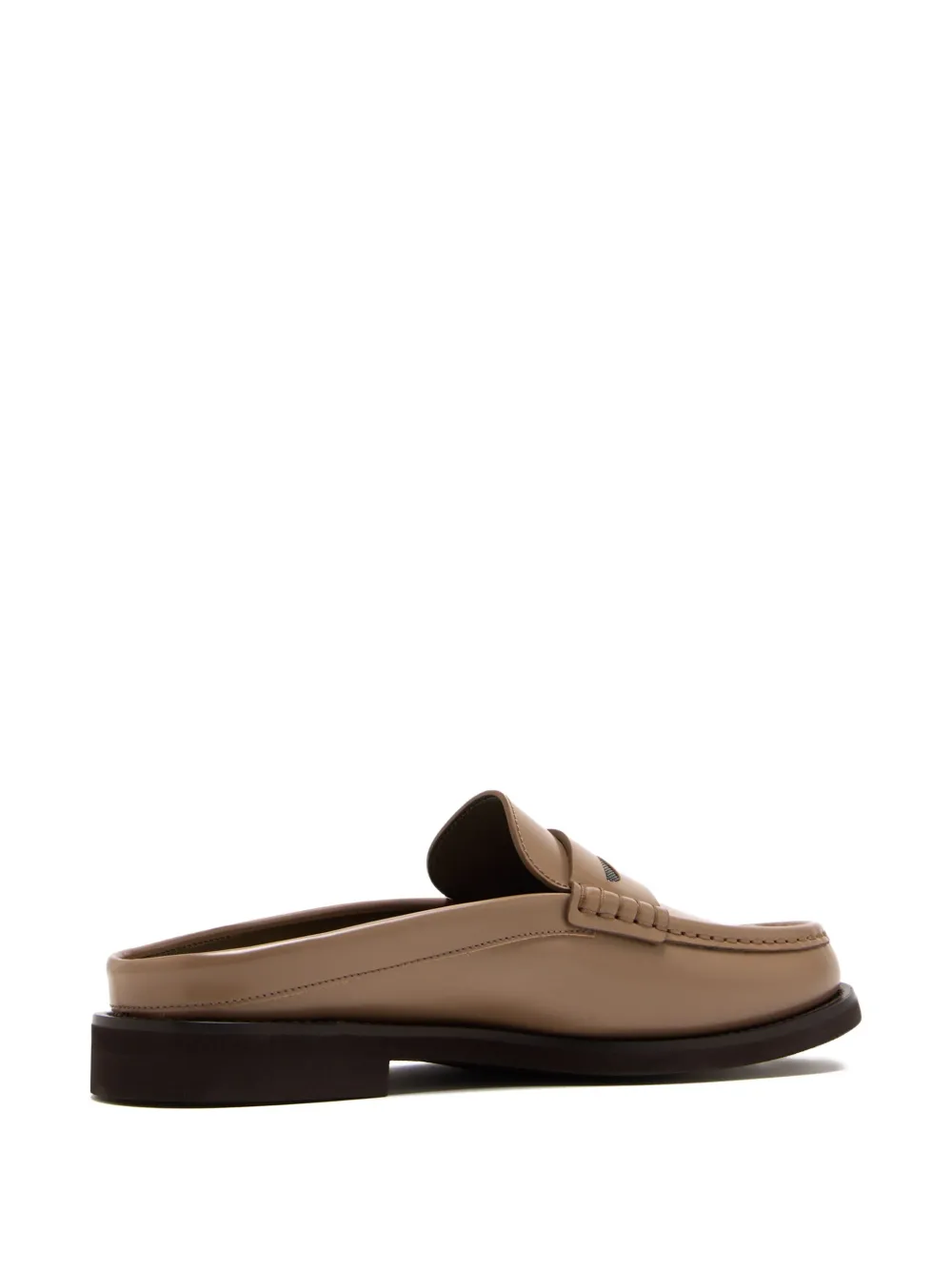 Brunello Cucinelli penny-strap mules Brown