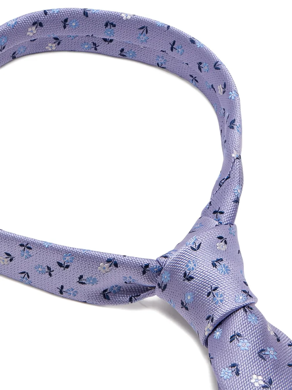 Paul Smith Stropdas met bloemenprint Paars