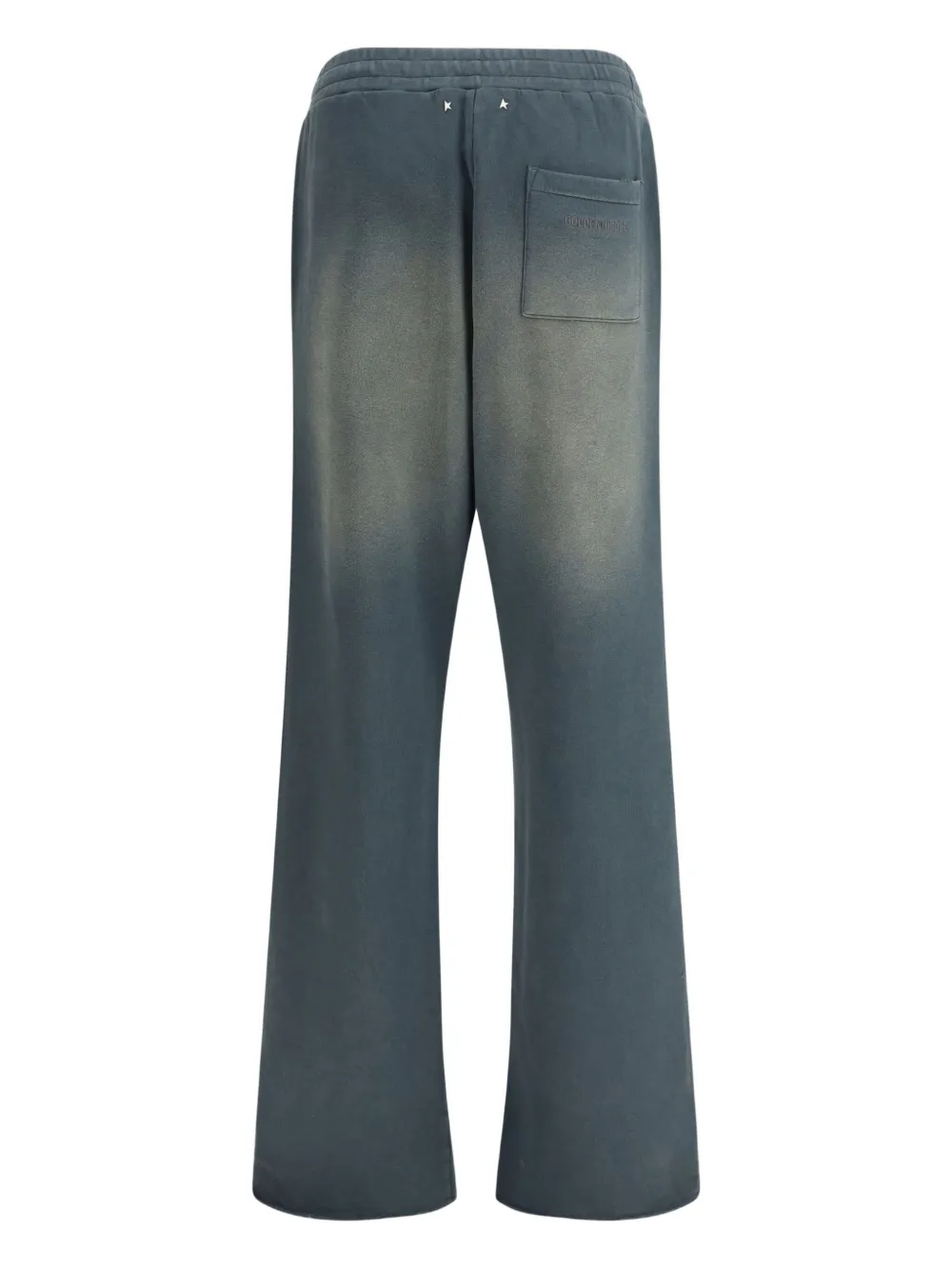 Golden Goose raw-cut track pants - Blauw