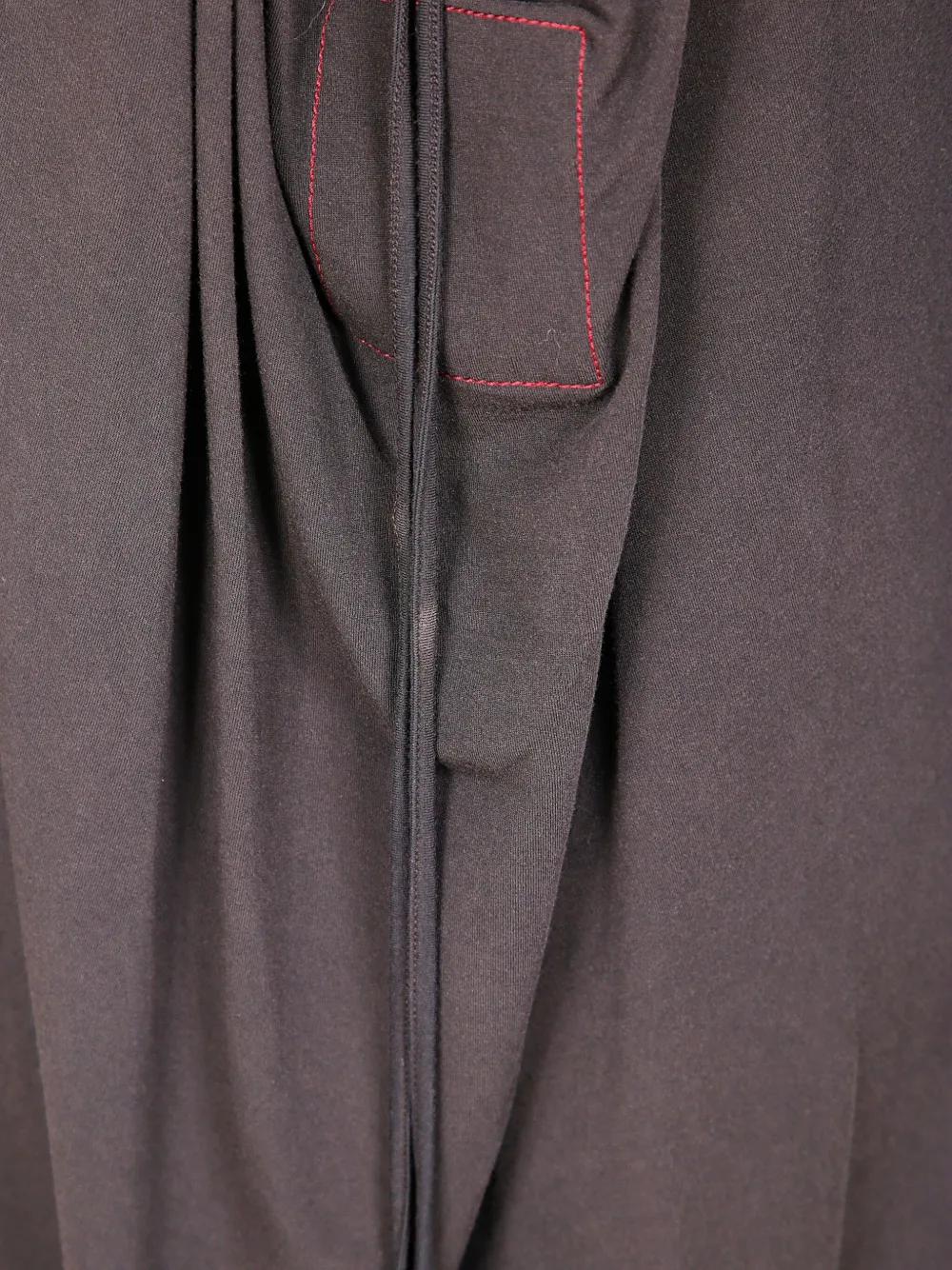 Uma Wang Maxi-jurk met open achterkant en lange mouwen Bruin