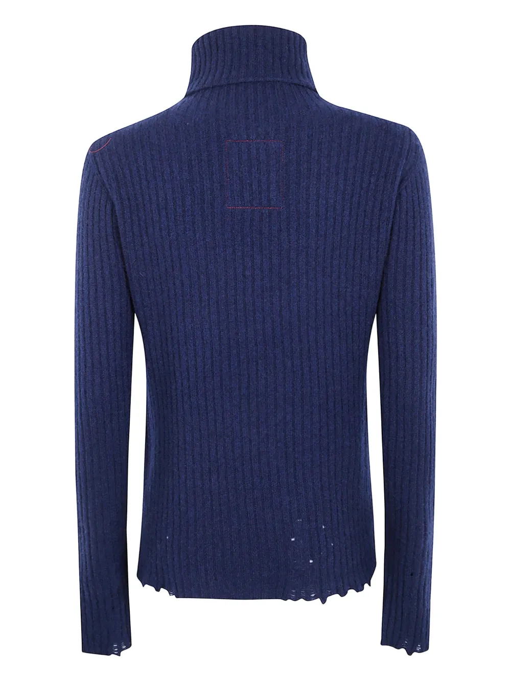 Uma Wang Geribbelde coltrui Blauw