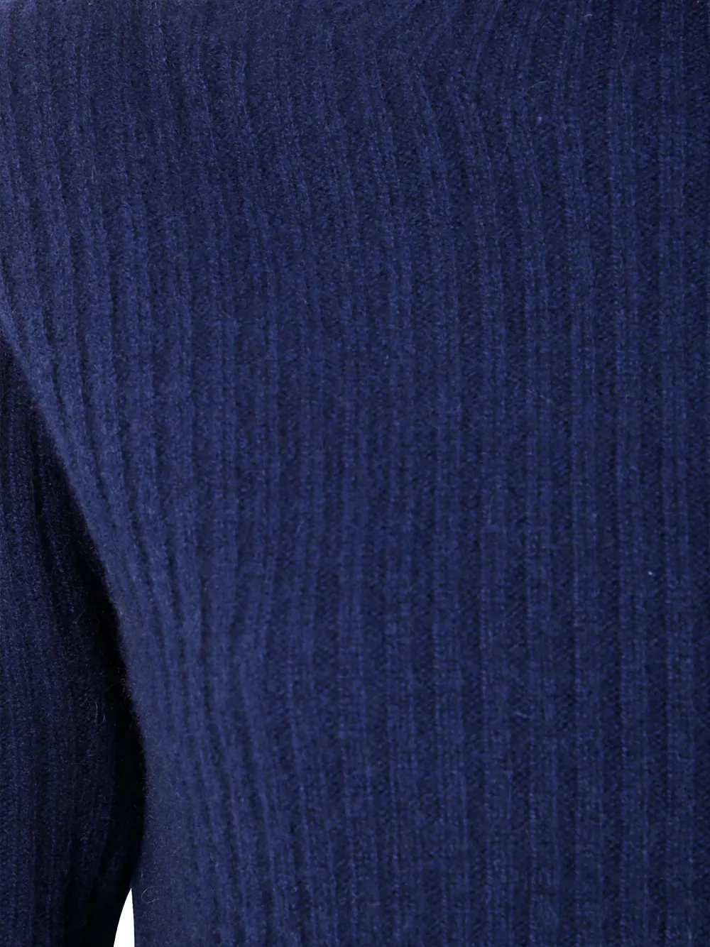 Uma Wang Geribbelde coltrui Blauw