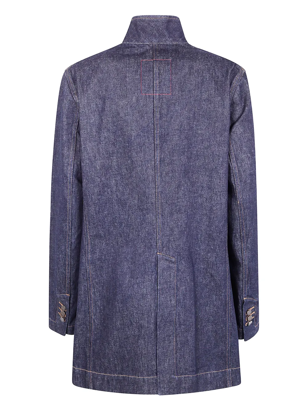 Uma Wang Denim jack met knopen Blauw